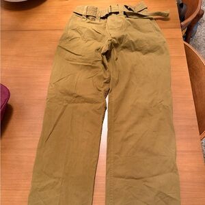Zara  Khaki Brown Chinos‎